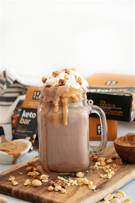 Creamy Peanut Butter Chocolate Smoothie Recipe Perfect Keto