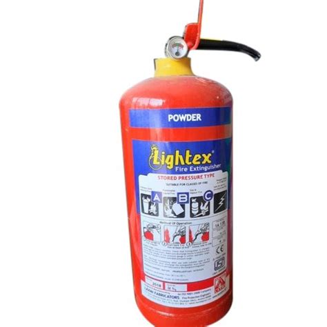 A B C Dry Powder Type Lightex Portable Abc Fire Extinguisher Capacity 4kg At Rs 1150 In Nashik