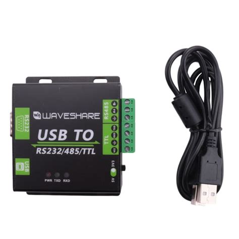 Waveshare Industrial USB TO RS232 RS485 TTL Isolated Converter With