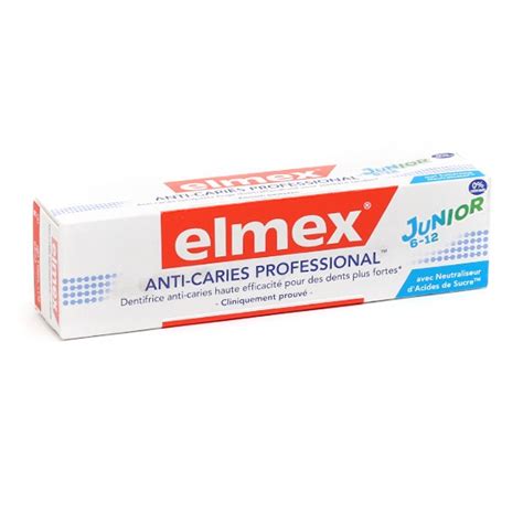 Elmex Anti Caries Professional Junior Dentifrice 75 Ml Fluorure