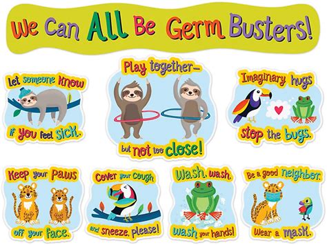 One World Germ Buster Bulletin Board Set At Lakeshore Learning