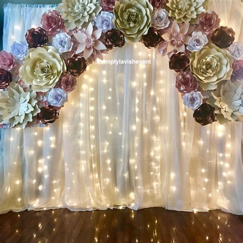 This Stunning Paper Flower Arch With Red Gold And Black Roses Is Just