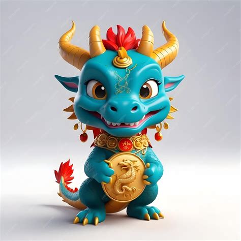 Premium Photo | Chinese dragon zodiac mythical creature illustration ...