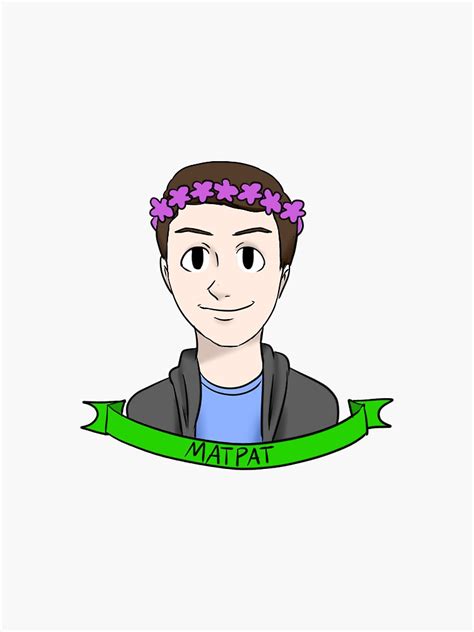 "Matpat" Sticker for Sale by veonsyl | Redbubble