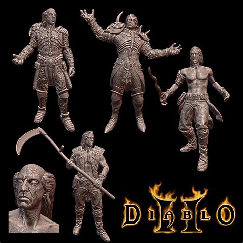 Free Stl File Diablo Ii Necromancer ♟・3d Print Object To Download・cults