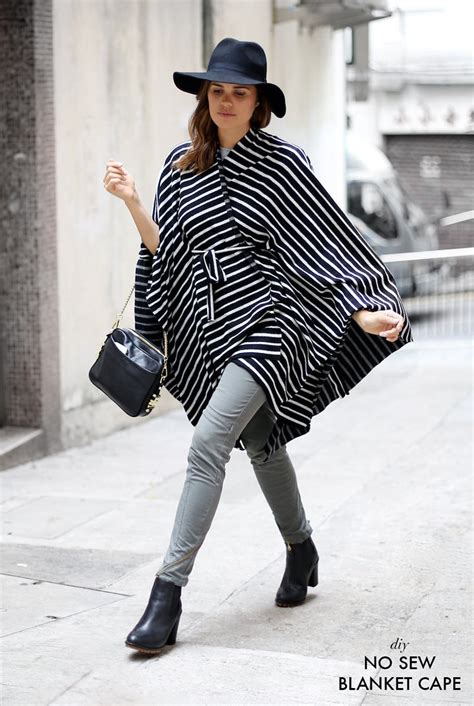 Diy No Sew Blanket Cape Collective Gen