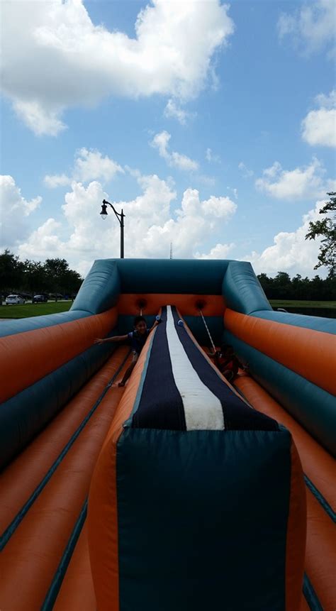 Bungee Run Bounce House Rental Water Slide Inflatable Party Rental