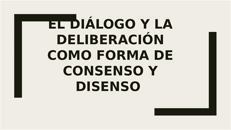 Calam O Consenso Y Disenso