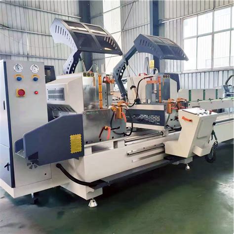 PVC And Aluminium Machinery Double Head Aluminium Cutting Machine For