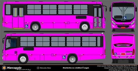 MARCOPOLO TORINO S PLUS Onibus desenho Ônibus