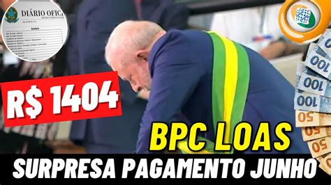 Saiu Agora Boletim Bpc Loas Youtube