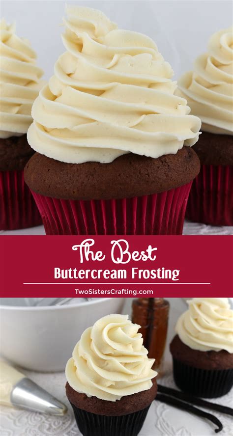 The Best Buttercream Frosting Two Sisters