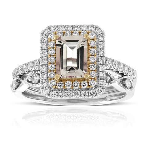 Morganite And Diamond Bridal Set 14k Ben Bridge Jeweler