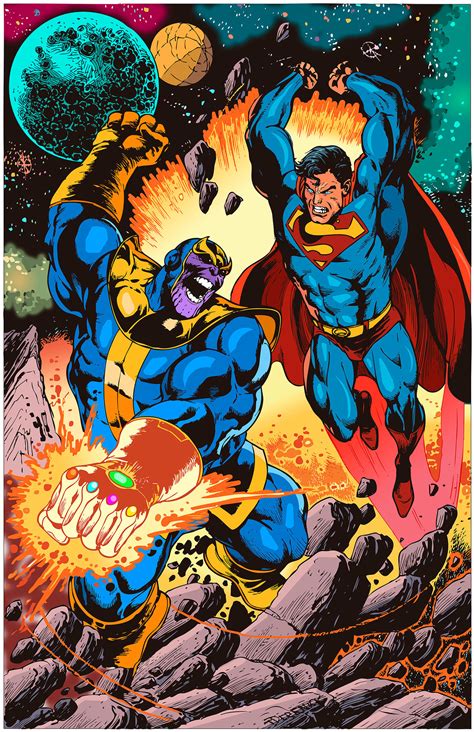 Superman Vs Thanos