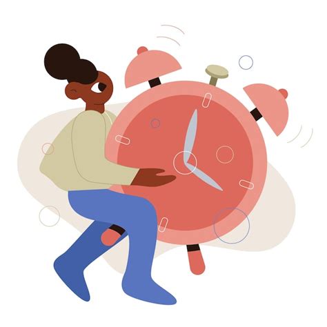 Turning Off Alarm Clock Cartoon