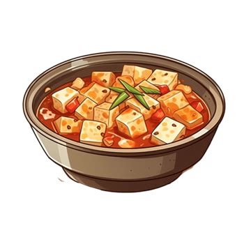 Delicious Sundubu Korean Soft Tofu Stew Illustration Tofu Hot Pot Korean Food PNG Transparent