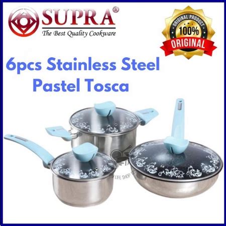 Jual Panci Supra 6pcs SEMICAST MARBLE NEW Panci Supra 6pcs Shopee