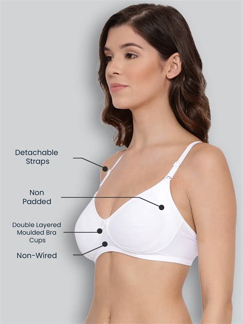 White Angela Non Padded Secret Support T Shirt Bra 514 Lyra