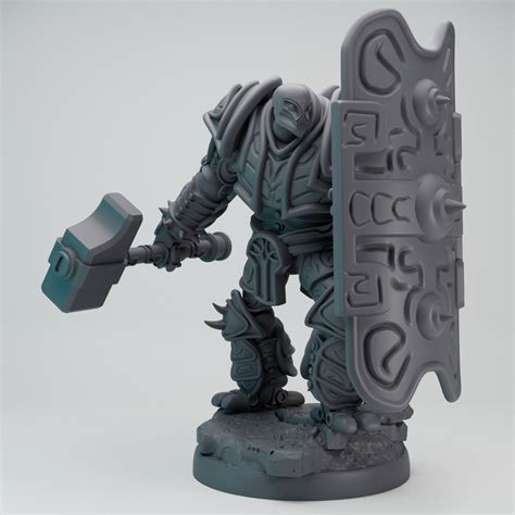 Hot Goblin War Construct Juggernaut Hammer On Base