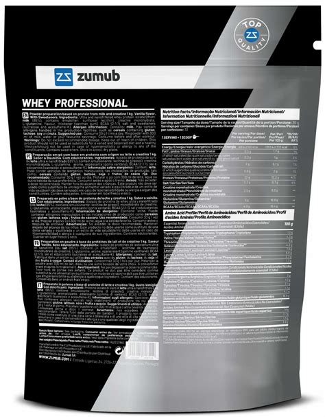 Whey Professional Zumub Su Zumub