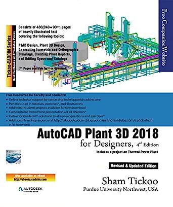 Autocad Plant D For Designers Cadcim Technologies Prof Sham