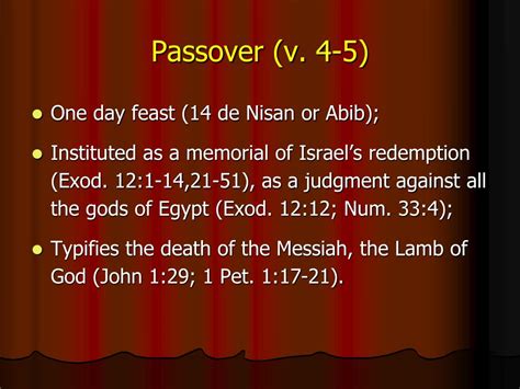 Ppt The Gospel In The Feasts Of Israel Powerpoint Presentation Free