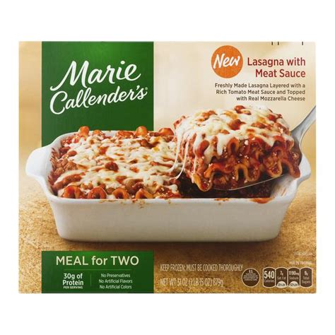 Marie Callender S Meal For Two Lasagna With Meat Sauce Hy Vee Aisles Online Grocery Shopping