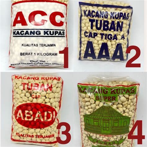 Jual Promo Aneka Kacang Kupas Tuban Kg Ons Ons Ons Shopee