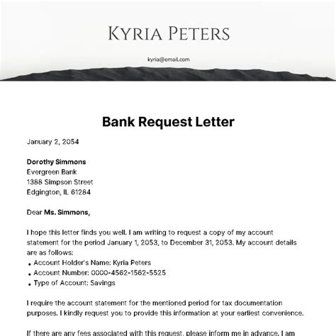 Account Verification Letter Template Lob