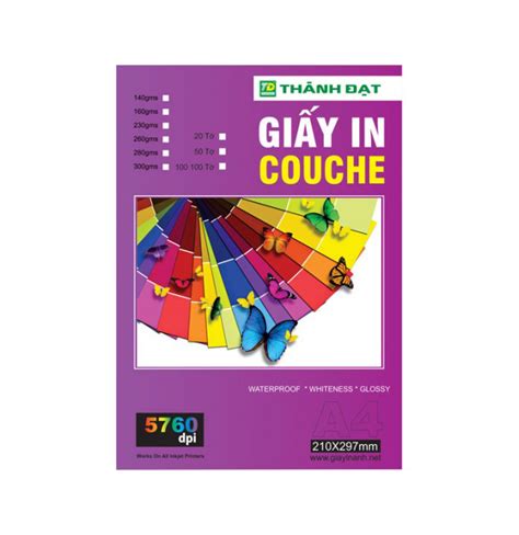 Giấy In Ảnh COUCHE A4 - Kim Quang Huy