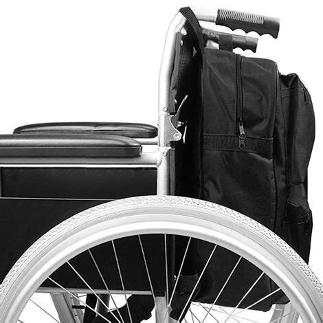 Sac pour fauteuil roulant Sac à dos universel pour scooter de