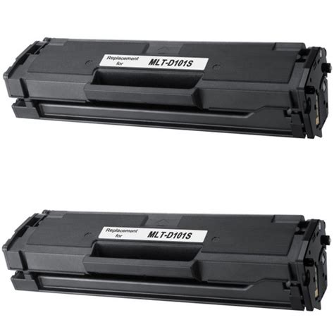 Compatible Samsung Mlt D101s Black Toner Cartridge 2 Pack