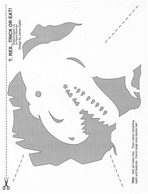 Dinosaur Pumpkin Stencil Pumpkin Pattern Pumpkin Template Jack O Lantern Pump