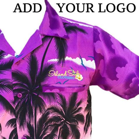 We Can Add Your Company Or Team Logo On Your Group Matching Hawaiian