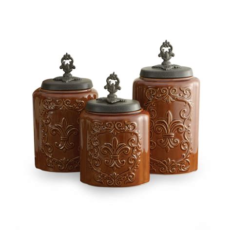 American Atelier Jay Imports Antique Canister Set Of 3 Macy S