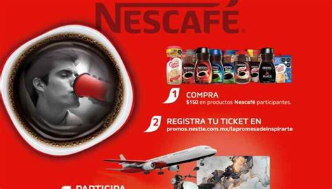 Promoción Nescafé La Promesa de Inspirarte Gana motos pantallas y