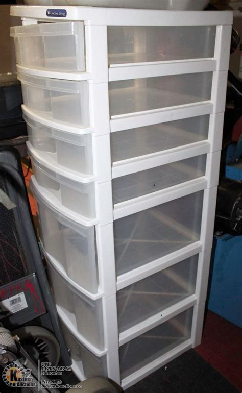 7 DRAWER PLASTIC STORAGE TOWER