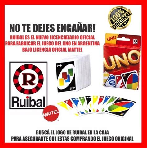 Combo Juego Cartas Uno Y Dos Original Mattel Ruibal Combo MercadoLibre