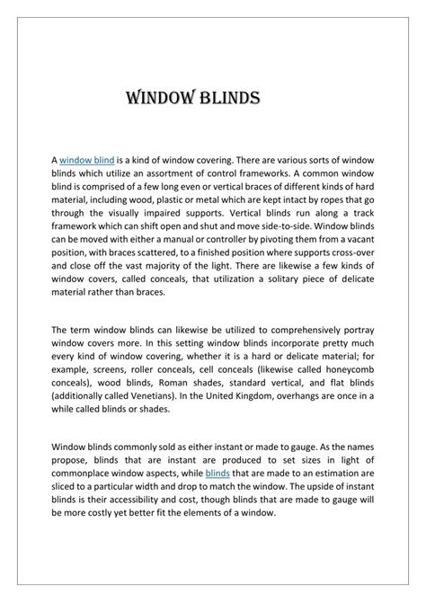 Ppt Window Blinds Powerpoint Presentation Free Download Id11480761