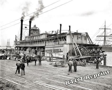 Nettie Quill Paddle Wheel Steamship Mobile Alabama X Photo Ebay