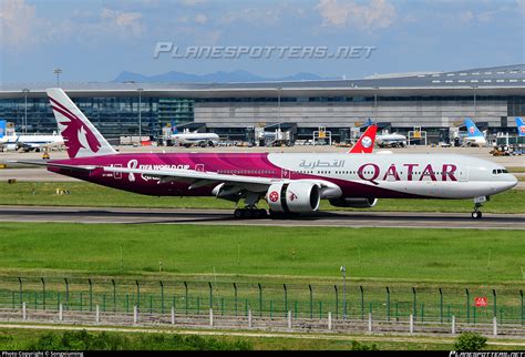 A7 BEB Qatar Airways Boeing 777 3DZER Photo By Songxiuming ID 1195591