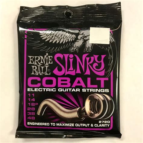 Ernie Ball Slinky Cobalt Electric Guitar Strings 11 48