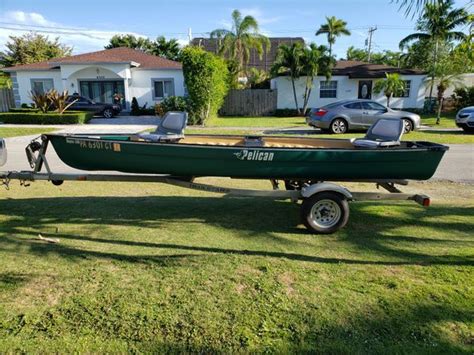 Pelican Bayou 160 Square Back Canoe For Sale In Miami Fl Offerup