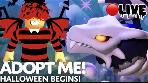 LIVE ROBLOX ADOPT ME HALLOWEEN EVENT TOMORROW YouTube