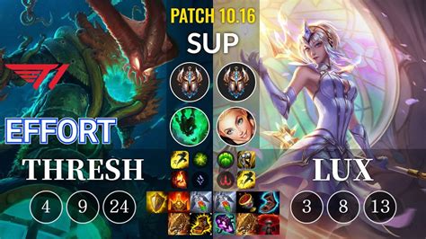 T1 Effort Thresh Vs Lux Sup KR Patch 10 16 YouTube