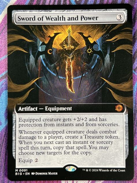 Sword Of Wealth And Power Big Extended Art Bootleg Mage