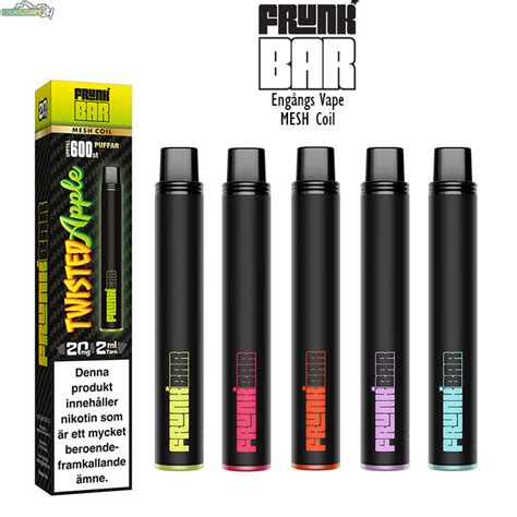 Frunk Bar MESH Double Bubble 20mg 600 Puffar engångsvape24 se