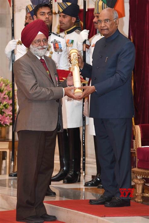 New Delhi: President Kovind confers Padma Awards - Baldev Singh Dhillon ...