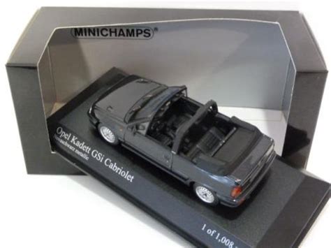 Opel Kadett Gsi Cabriolet Black Metallic Minichamps