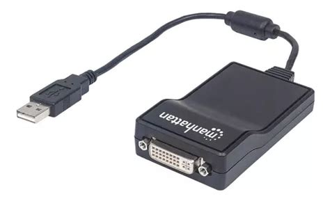 Adaptador Usb A Dvi Manhattan Alta Velocidad Mercadolibre